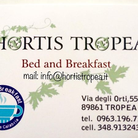 B&B Hortis Tropea Exterior photo