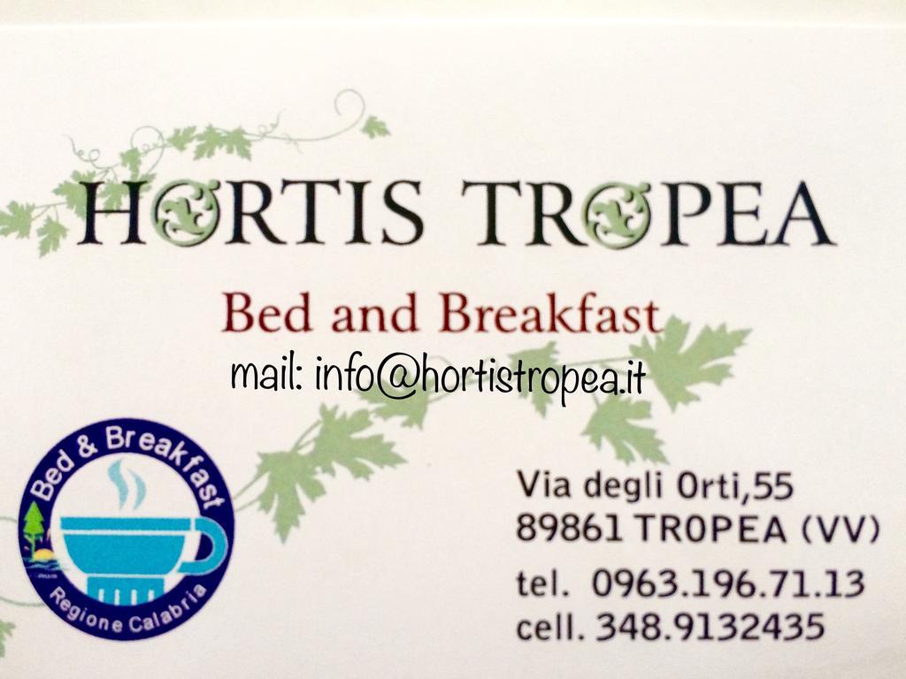 B&B Hortis Tropea Exterior photo